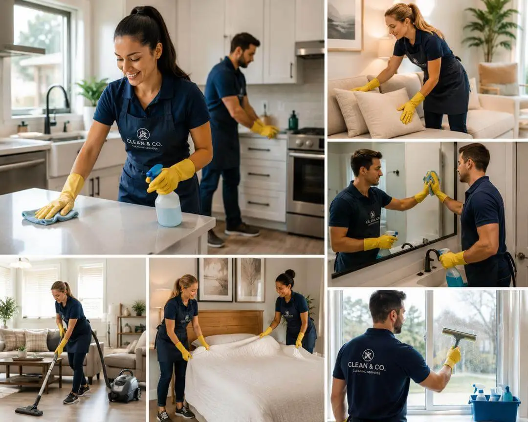 Roosnora cleaning team in action